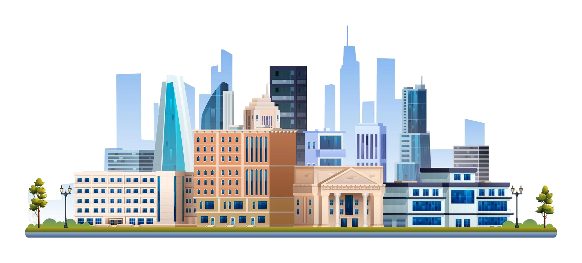 街並みイラスト